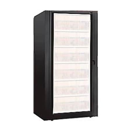 Datum Filing Systems Rotary File Cabinet Components, Base Starter Unit, Legal, 8-High, Black XSLG-S8E-T25